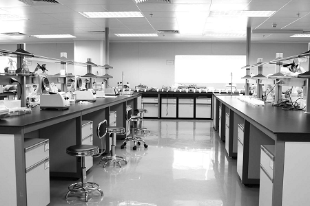 Pionowa szafka z przepływem laminarnym zapewniająca czystą pracę laboratoryjną